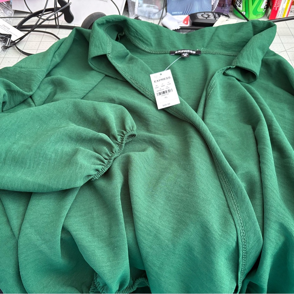 Express top size XL green and purple available